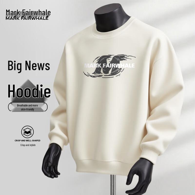 MARK FAIRWHALE Men s 300G Heavyweight Crewneck Sweatshirt 4XL