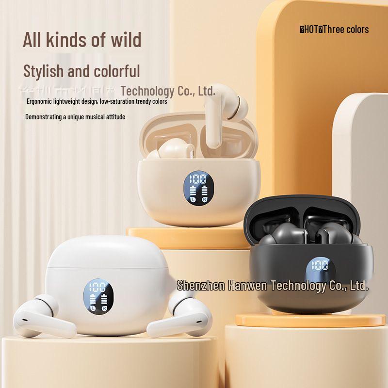 2025 New S510 Bluetooth Headset: 895B, Digital Display, Wireless, High Sound Quality, Low Latency for Gaming