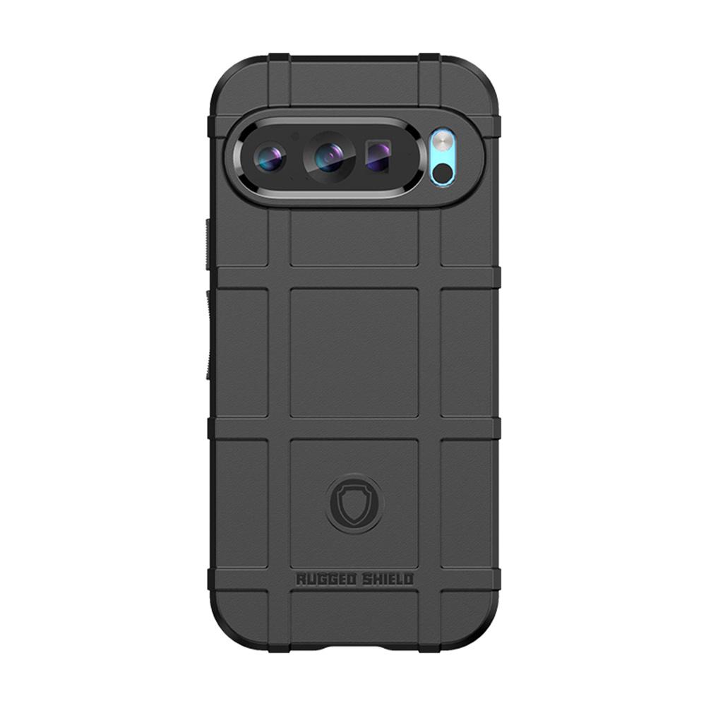 Armor Shockproof Plaid Phone Case For Google Pixel 9 8 Pro 8A 7 7A 6 6A 9Pro 8Pro Solid Color Matte Hybrid Protective Back Cover