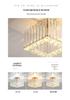 Luxury Crystal Ceiling Light for Nordic Room, Hallway, Entrance, Balcony, or Dining Room - Round/Square Luminaire.