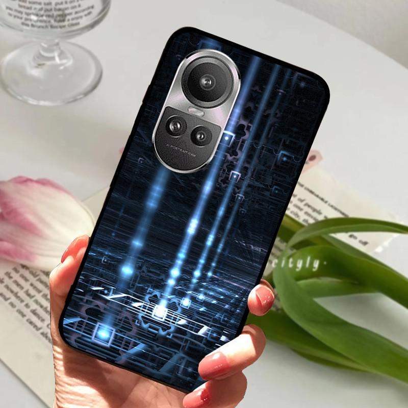 For Oppo Reno 10 5G CPH2531 Case Reno10 Shockproof Soft TPU Silicone Phone Cover For Oppo Reno 10 Pro 5G CPH2525 Funda Cartoon