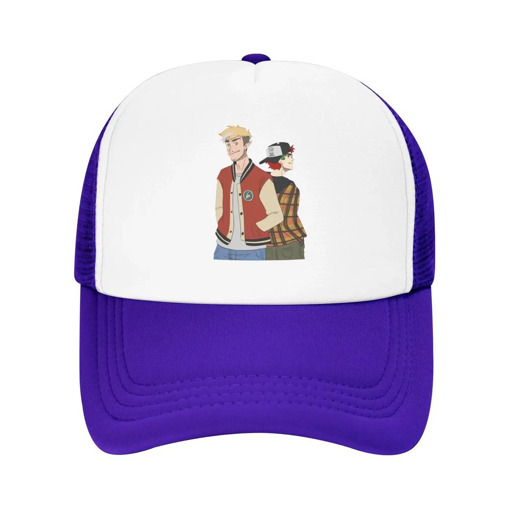 Friends Jake and Hendy Anime Cartoon Sport Mesh Baseball Caps Women  Printing Male Beach Coquette Hat Snapback Cap
