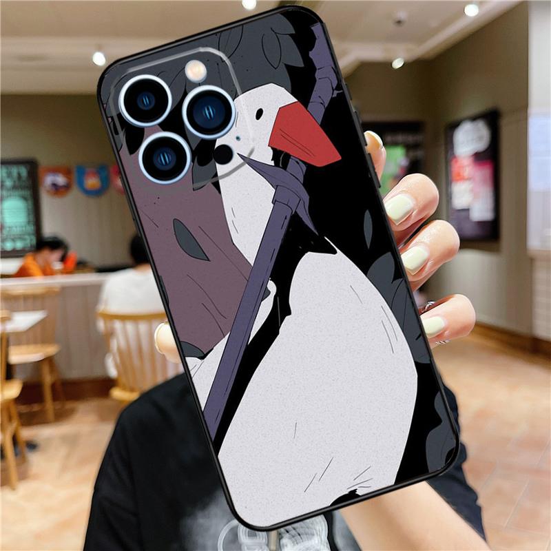 Cartoon Funny Goose Case For iPhone 17 16 14 13 12 11 15 Pro Max Mini Plus 16e 17 Air Bumper Cover Accessories