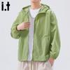 CHOCOOLATEit Men's Lightweight UV Protection Hooded Jacket