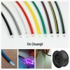 High-quality Single-mode Black Jacket Fiber Optic Cable: 1.0mm Core, 2.2mm Outer Diameter, with Low-attenuation and Sensor Amplifier.