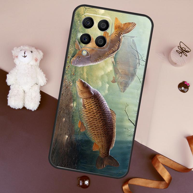 Chub Carp Fish Case For Samsung Galaxy M32 M52 M14 M54 M13 M33 M53 M56 M36 M16 M31 M11 M12 M35 M55 M15 M06