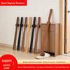 Long Handle Wooden Magnetic Shoehorn - Easy Shoe Lifting for Elderly and Pregnant Women