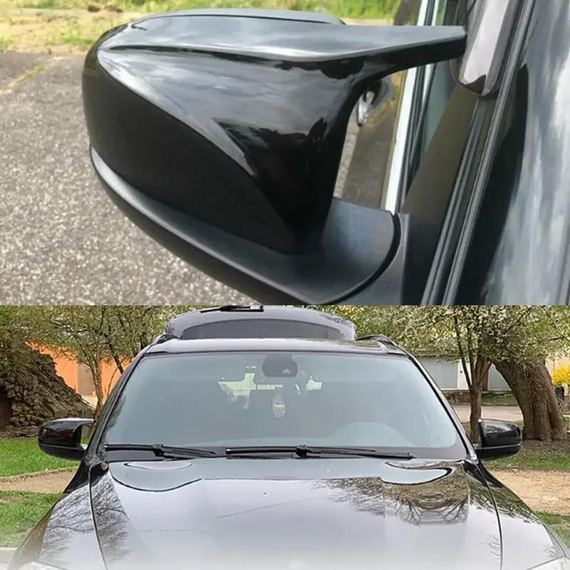 Per BMW X5 E70 X6 E71 2007-2013 ABS Carbonio Sostituzione Auto Copertura Specchietto Retrovisore Laterale Tappo Ala Calotta Esterna Alloggiamento Porta Rivestimento
