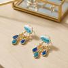 Exquisite Design Cloud Glitter Earrings Zinc Zinc Alloy Dangle Earrings Cute Raindrop Drop Earrings  Parties