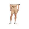Adidas Solid Color Logo Mid Waist Casual Shorts Men Shorts Warm-Sandstone JW4744