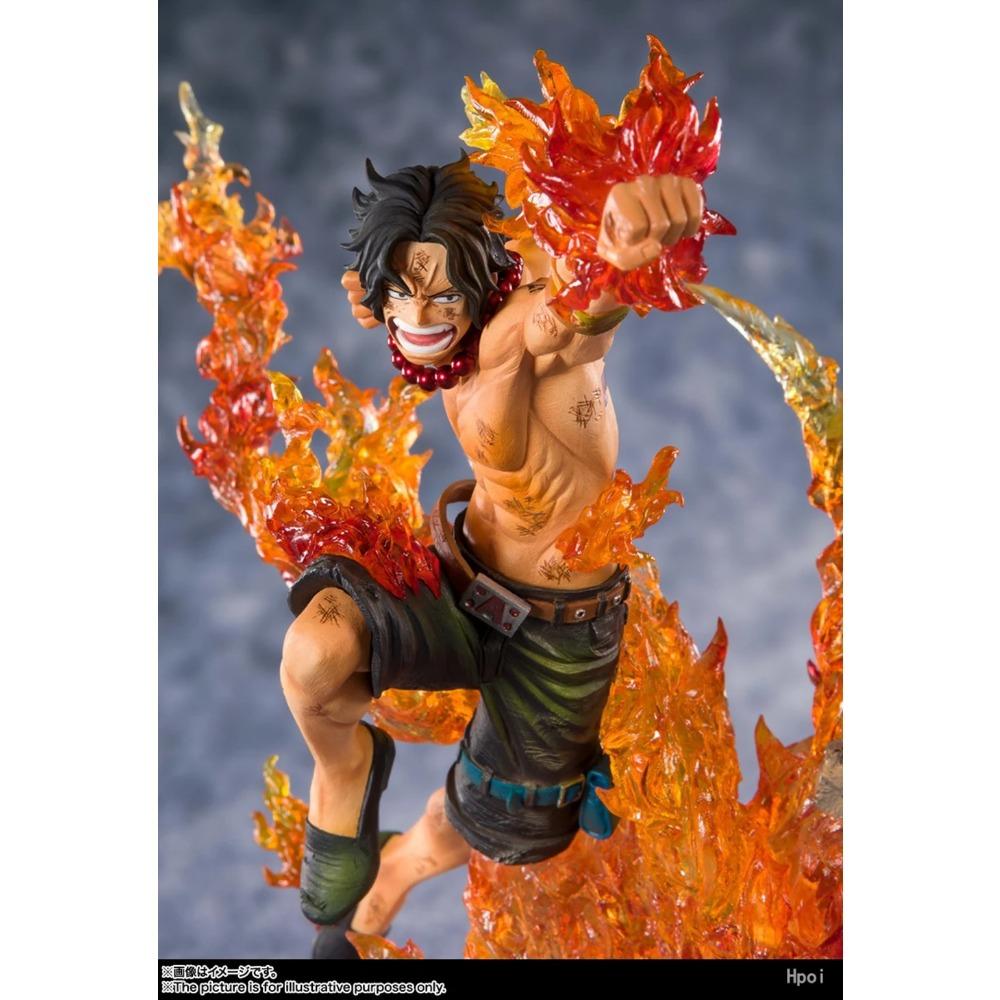 15CM Anime One Piece Figure Portgas D Ace The Top War Fire Fist Battle Model Toy Gift Collection Action Figure PVC Ornament Doll