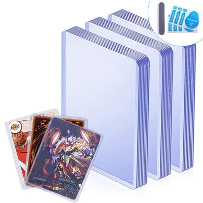 Top Loader Individual Storage Scratch Proof Card Sleeve Dirt Proof Transparent Card Loader PVC Material Hard Case Trading Card Sleeve Collection