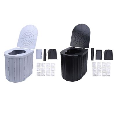 Portable Toilet Large Capacity 150KG Load Bearing Folding Camping Toilet for Travel Road Trip Foldable Toilet Portable Toilet