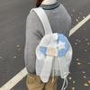 Schoolbag1011 new Mori ins Japanese solid color canvas casual small backpack retro niche simple student class
