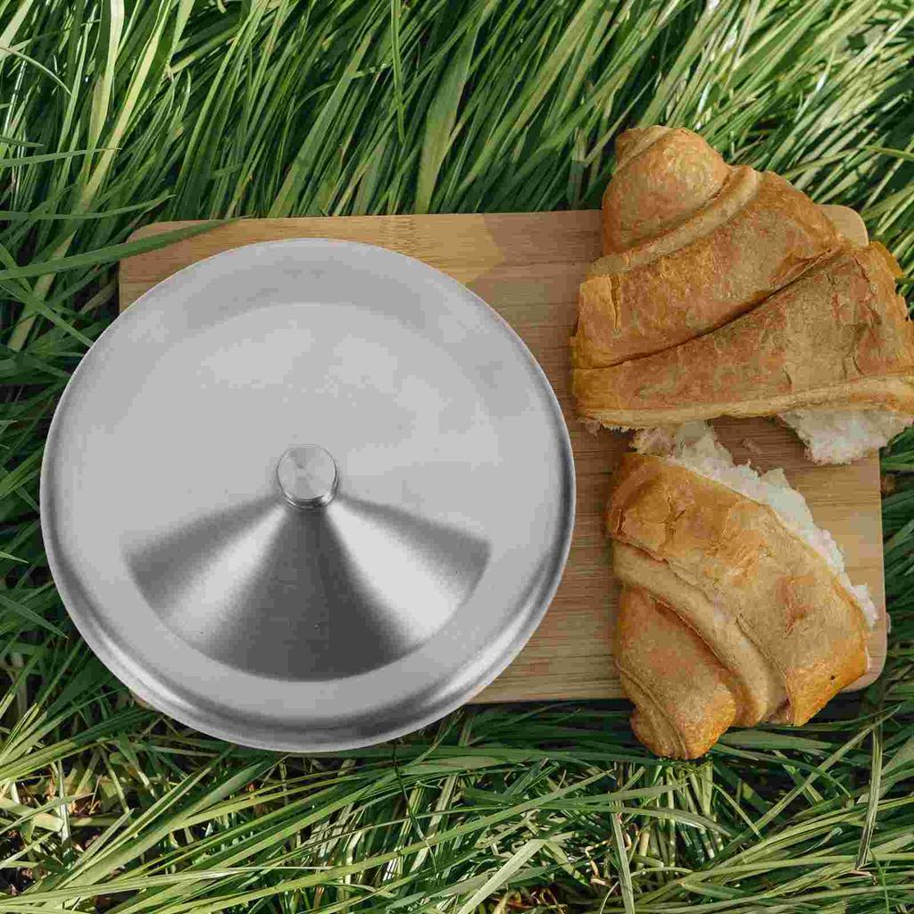 6 Pcs Stainless Steel Lid Cup Lids Office Protectors Coffee Tumbler Covers Round Drinks Mug