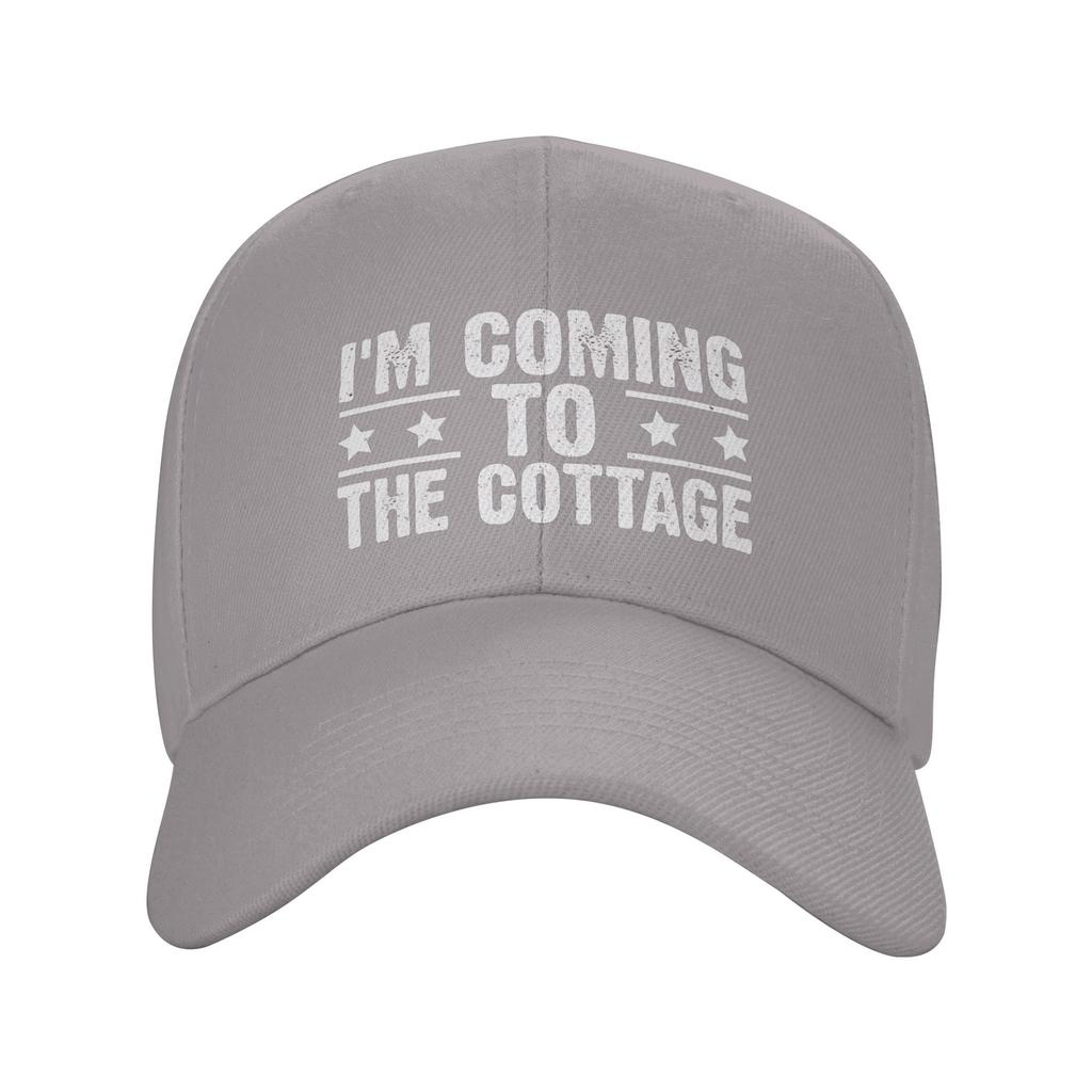 Summer Im Coming To The Cottage Romance Hockey Baseball Cap Running Hippie Y2k Custom Logo Sun Hip Hop Hats Male Snapback Cap
