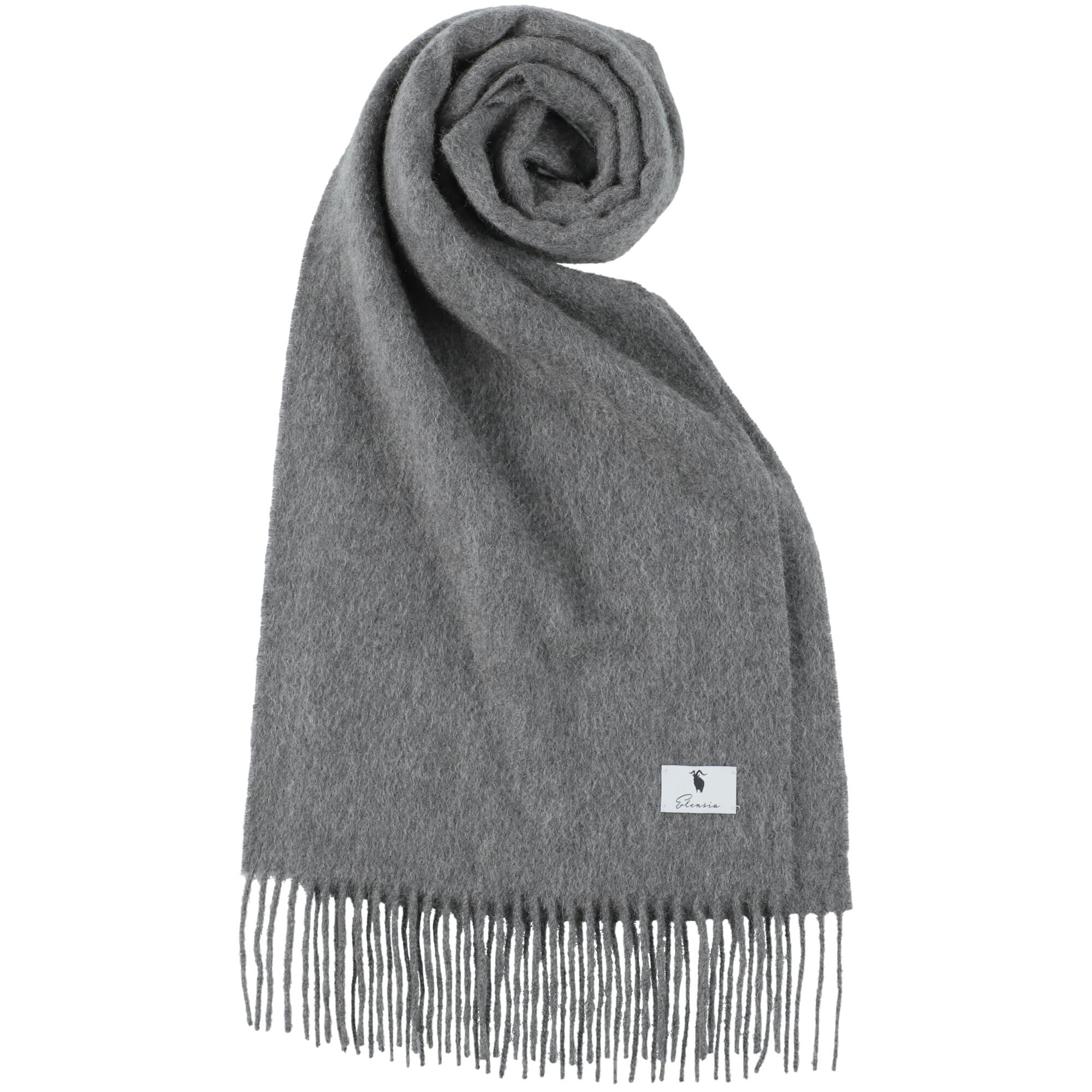 

Кашемировый шарф Elensia с подарком для мужчин и однотонный, 9 цветов в наличии 100% сумка, стирающийся, женский, цвет, угольный,