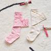 Lovely Ribbon Knee Socks 2P SET Ivory Pink_CZ8125069