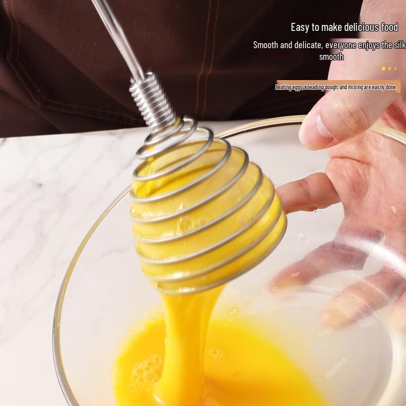 

Press-Type Stainless Steel Multipurpose Whisk