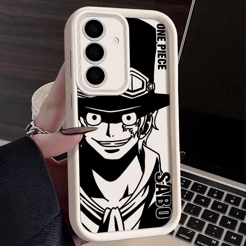 One Pieces Phone Case For Samsung S26 S25 S24 S23 S21 S20 Ultra Sabo Luffy Ace For Galaxy S25 S24 FE S26 Plus Soft Silicon Cover