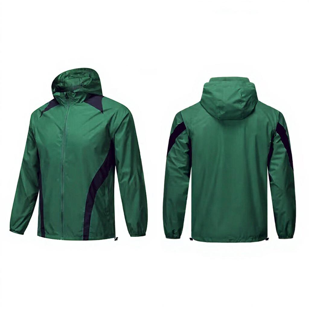 Outdoor Quick Drying Sports Windbreaker Men's Breathable Casual Hooded Jacket