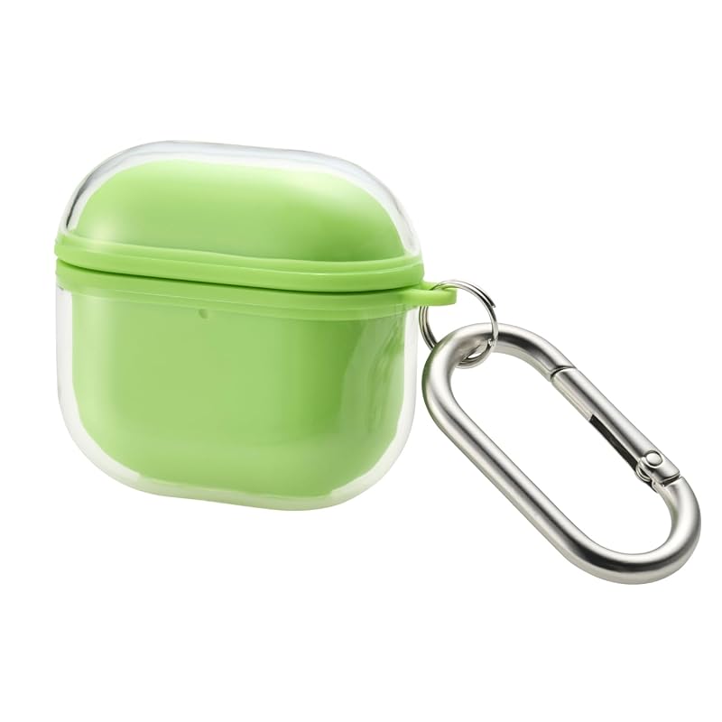 

ELECOM AirPods case 4th generation AirPods with active noise canceling Shockproof MUBRAIN MagSafe charging compatible green AVA-AP06AIR2GN