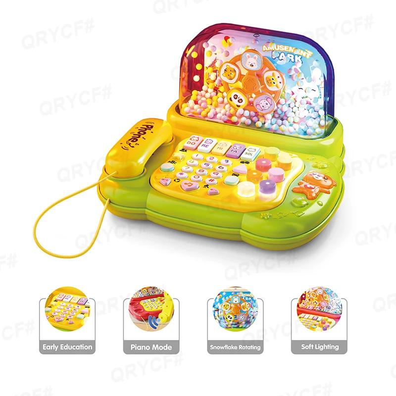 Children's Phone Telephone Toddler Toys Music Early Education Toy Intelligence Simulation Mobile Phone for Baby 6 To 12 Months