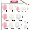 Pink Balloon Chain Set Metal Powder Balloon Set Wedding Party Decoration Balloon Yearly Arrangement Set