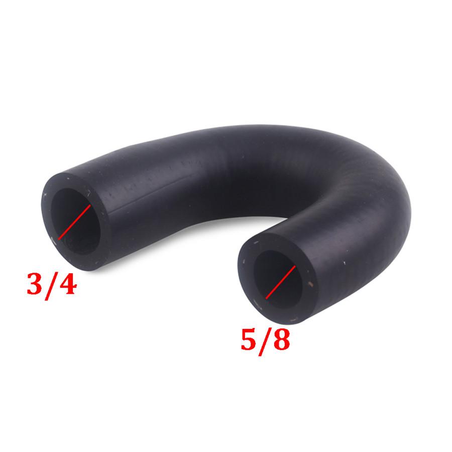 2PCS 5/8 & 3/4 LS Heater Core Delete Bypass Hose Coolant Crossover For LS1 LSX for LS2 LS3 LQ4 LQ9