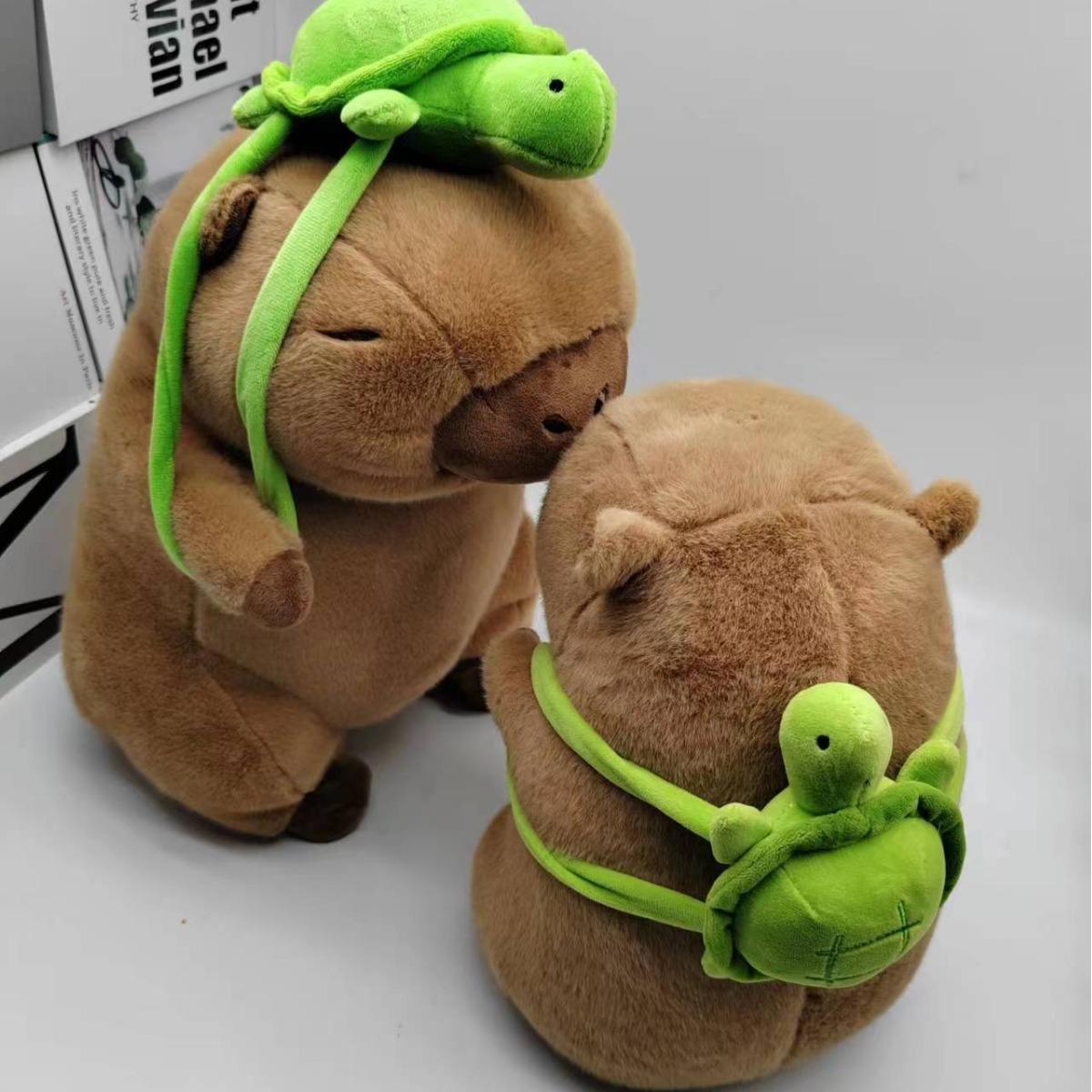 

Capybara Plush Toy & Turtle Backpack for Kids Standard Packaging