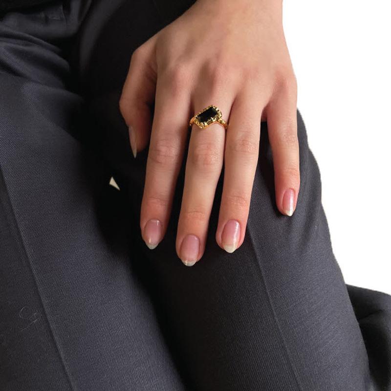 925 Textured Contemporary Sterling Silver Ring In Geometric Style Perfect For Everyday Wear