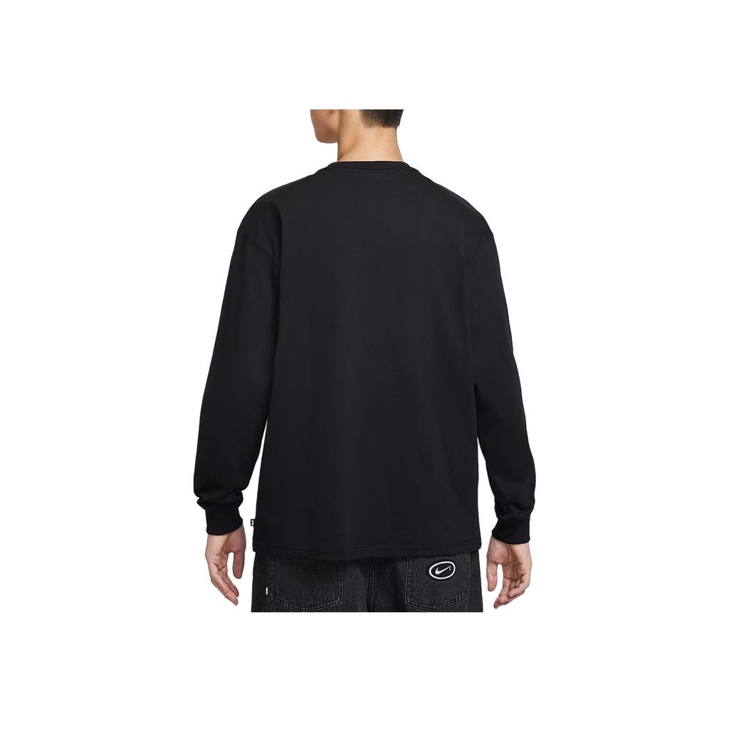 Nike SB FW25 Letter Comfortable Simple Skateboard Long Sleeve T-Shirt Men Tops II5313-010