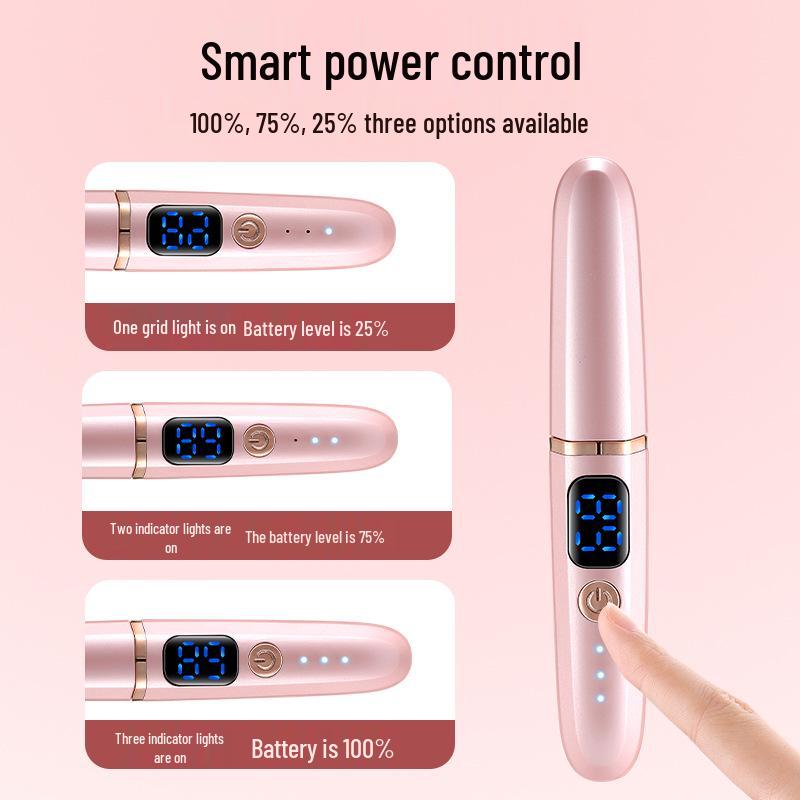 Electric Heated Eyelash Curler with Power Display for Long-Lasting Curl