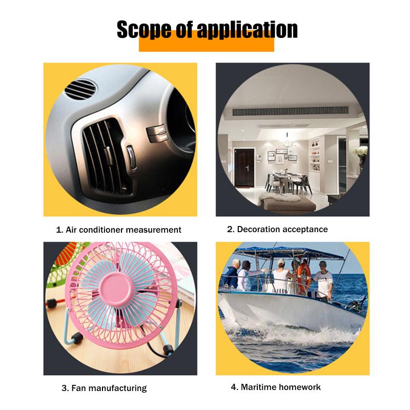 Air Wind Speed Scale Accurately Measure Wind Speed & Temperature Digital Anemometer Pocket Smart Anemometer