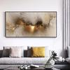 Abstract Cloud Mist Orange Landscape Oil Canvas Painting - High-Definition Decorative Art