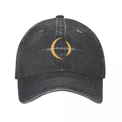 Kšiltovka s logem A Perfect Circle Vintage Opotřebovaná Praná Pokrývka hlavy rockové kapely Unisex Styl Venkovní Cvičení Dárkové Klobouky Čepice