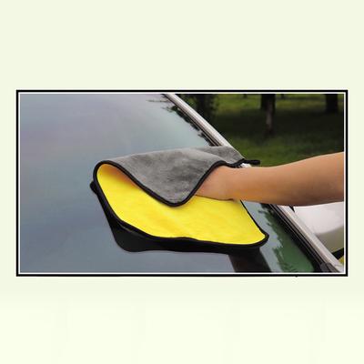 Mikrovláknová utierka na umývanie auta Čistiaca a sušiaca handrička na auto Lemovanie Utierka na umývanie auta
