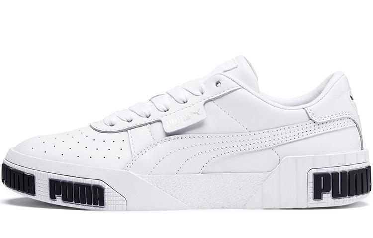 PUMA Cali Bold White Metallic Gold Women s 370811-01 35.5