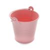 Solid Color Barrel Iron Storage Basket Simulation Mini Bucket  Outdoor