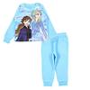 Girl's Frozen Sky Blue Fleece Pyjamas 2-8 Years - Blue