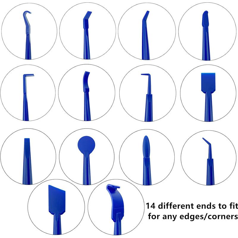 NeoWrap Car Wrap Edge Trimming Stick Vinyl Squeegee Kit Window Tint Curves Slot Tool for Installing Wraps Stickers Kit 7-21Pcs