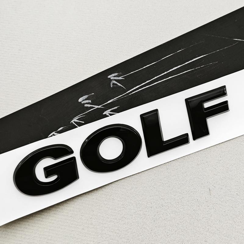 For VW VOLKSWAGEN 2026 New 3D ABS Logo Golf Emblem Letters Badge Car Rear Trunk Sticker For Volkswagen VW Golf 4 5 6 7 8 MK4 MK5