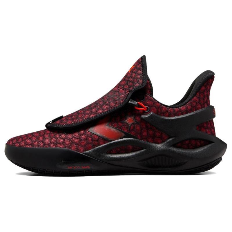 Converse ALL STAR BB TRILLIANT CX Round Toe Lace-Up Low Top Basketball Shoes Unisex Black and Red
