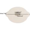 2 Pack Silicone Bowl Lids Microwave Splatter Cover 6 Inch Universal Silicone Lids Reble Heat Resistant Lid for Pots Cups and Bowls