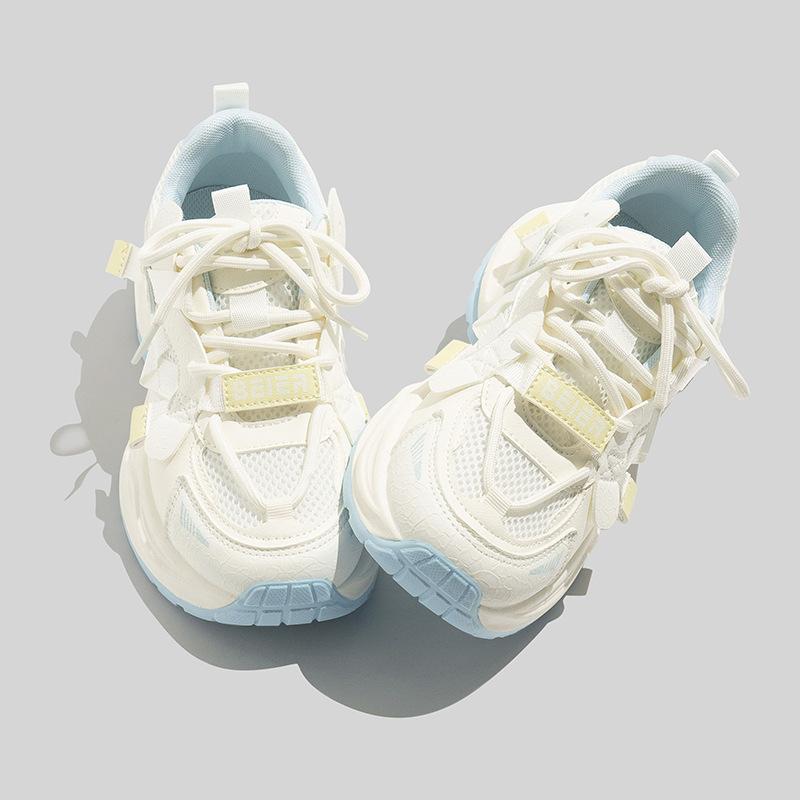 Léto nové síťované dámské bílé boty univerzální tenisky prodyšné skate boty módní ležérní boty módní pánské jednovrstvé boty