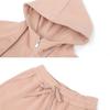Plus Size Spring Casual Sports Suit Women's Fashion Hooded Thin Sweater Trousers Two-piece Suit