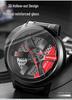 Sanda TEMU Men's Waterproof Quartz Watch with Hollow Dial and Steel Band