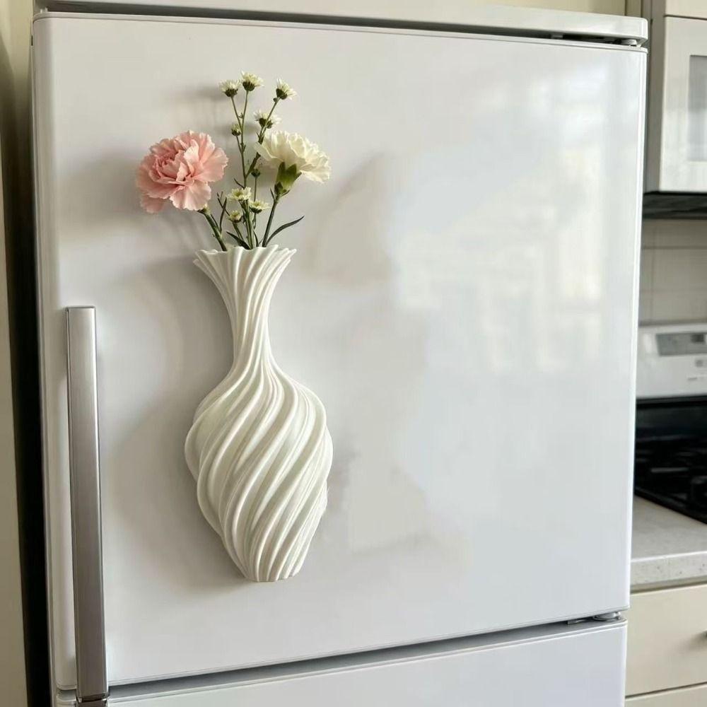 DIY Mini Vase Magnets 3D Printing Vase Fridge Stickers Home Decor Fridge Decor Magnets Gift