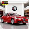 Bburago 1:24 Alfa Romeo Giulia Alloy Car Diecasts & Toy Vehicles Car Model Miniature Scale Model Car Toy For Children
