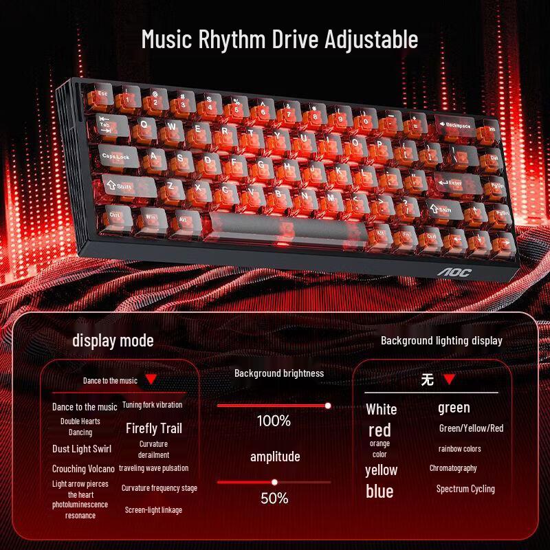 AOC K68 Triple-Mode Magnetic Switch Mechanical Keyboard